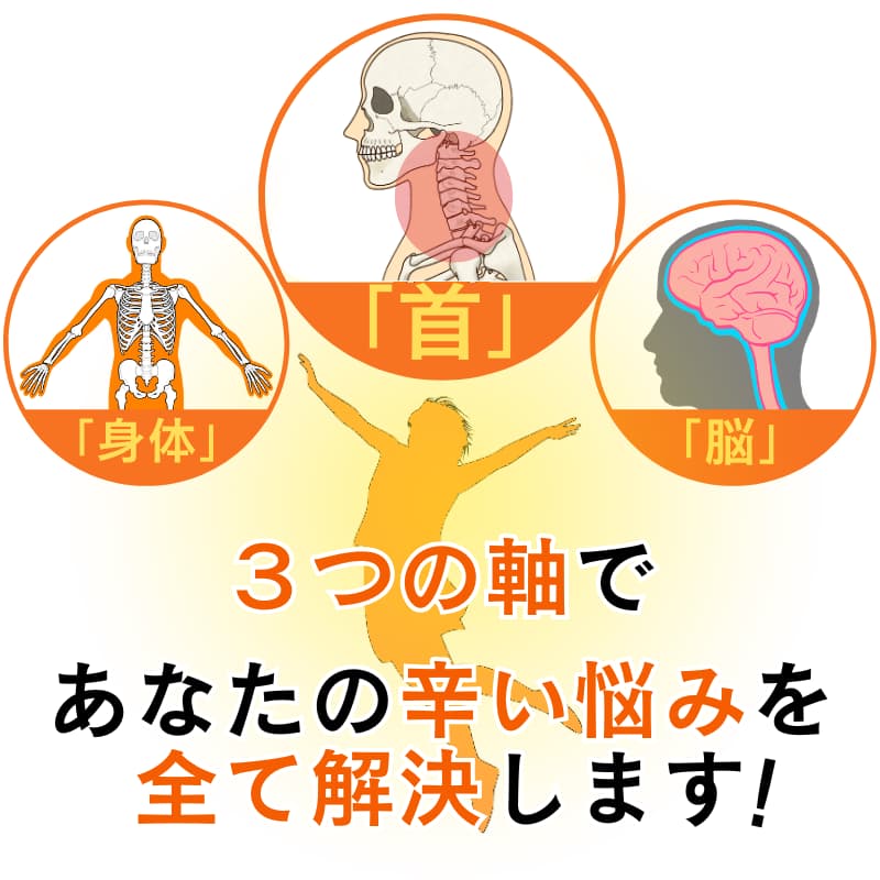 たまプラーザの整体｜自律神経は首・脳・身体の3つのバランスで整える施術コンセプト